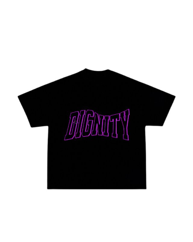 T-shirt Dignity Purple