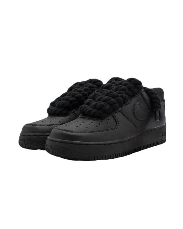 Air Force Noir Gros Lacets Noirs