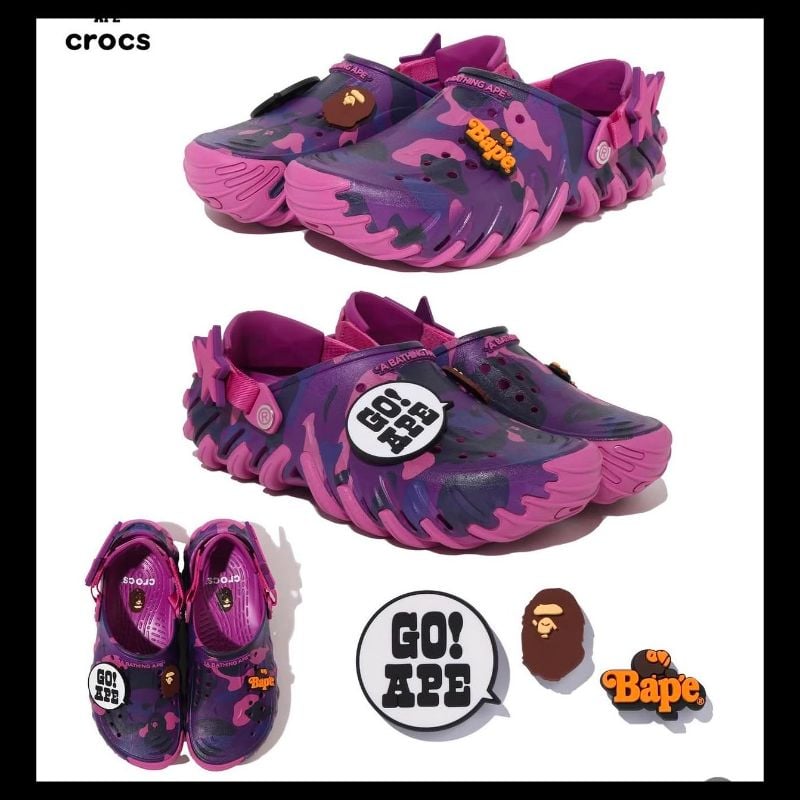 Crocs Bape Violet