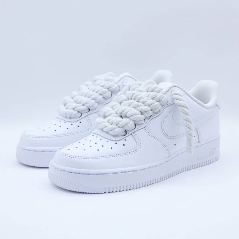 Air Force Blanche Gros Lacets Blancs