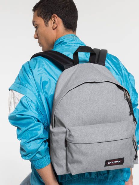 Sacs Eastpak Gris avec Rayures