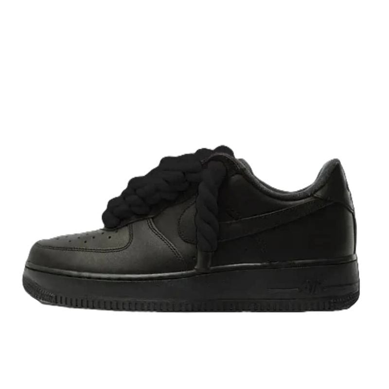 Air Force Noir Gros Lacets Noirs