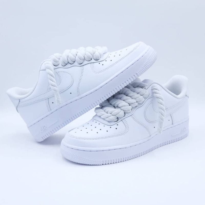 Air Force Blanche Gros Lacets Blancs