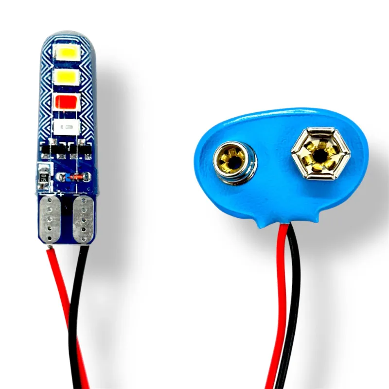 RGB Bike Blinking Light 🌈 | Colorful Bike LED  | LED and on off switch battery connector