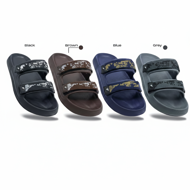 FootFit Men Soft EVR Flip Flops | Stylish Casual Rubber Slippers for Men | Lightweight & Comfortable Chappal Casual Rubber Slippers for Daily Wear