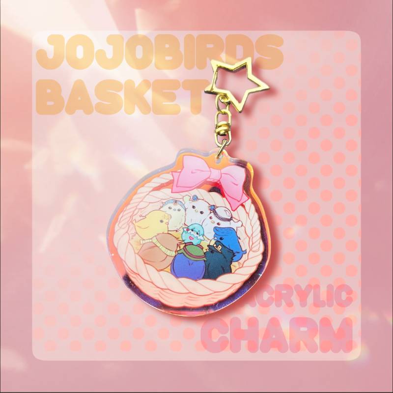 ~JOJO Birds Basket~ Charm