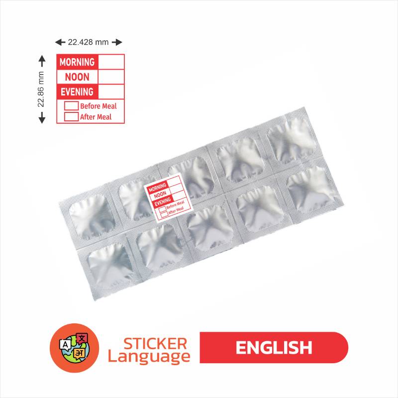 Medical Sticker _ ENGLISH