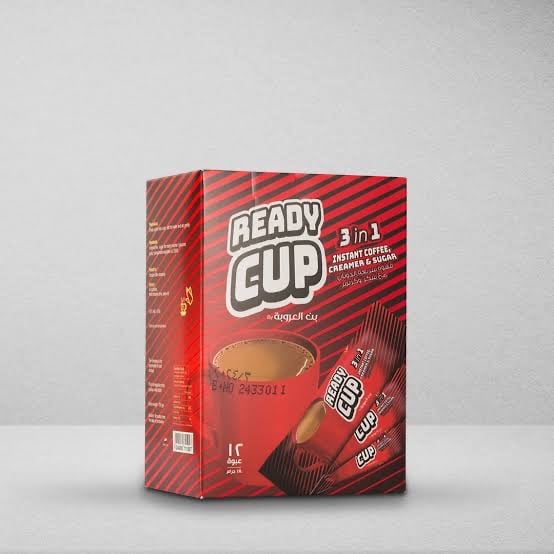Ready Cup 3 in 1 Instant coffee (x12 sachets)