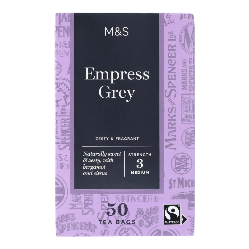 M&S Fairtrade Empress Grey Tea Bags (50)