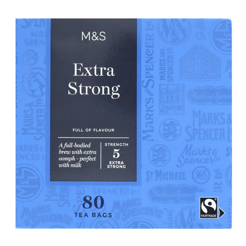 M&S Fairtrade Extra Strong Tea Bags (80)