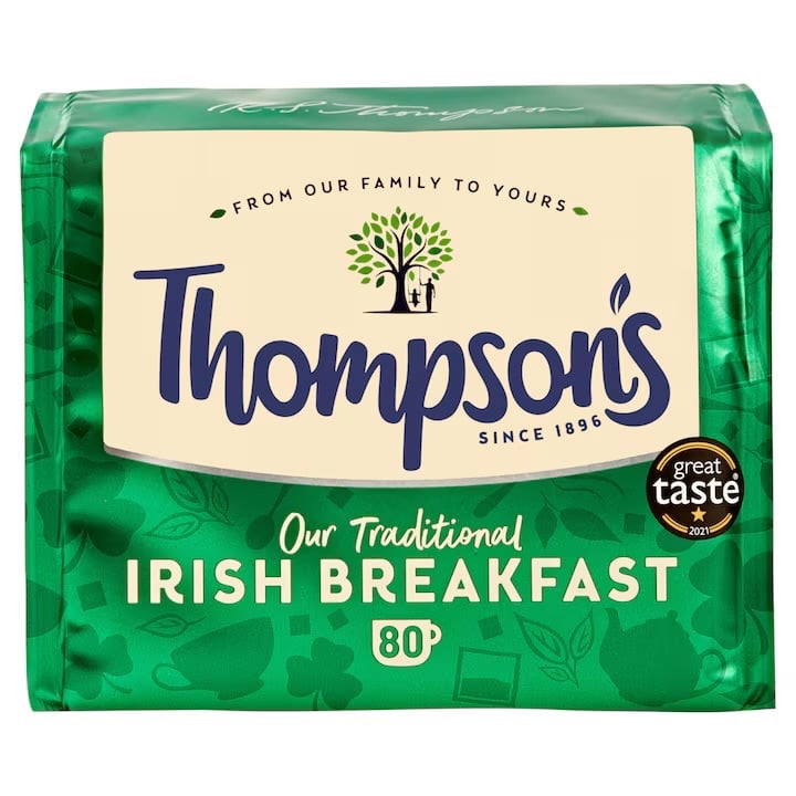 Thompson’s Irish Breakfast Tea 80 Pack 250g
