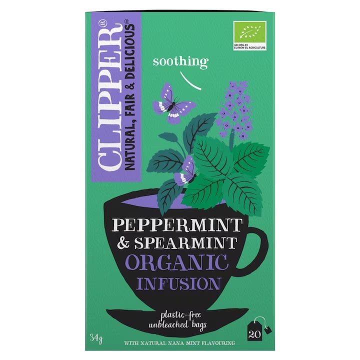 Clipper Organic Peppermint & Spearmint Infusion 20 Pack 34g