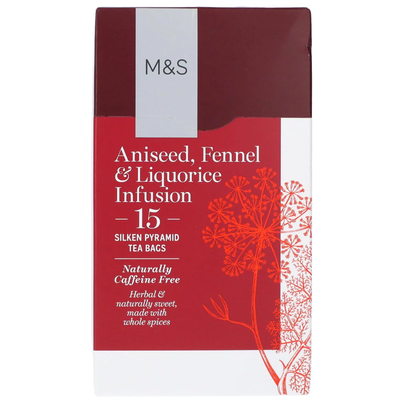 M&S Aniseed, Fennel & Liquorice Infusion Tea Bags (15)