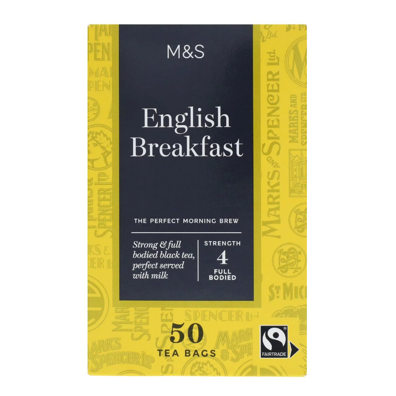 M&S Fairtrade English Breakfast Tea Bags (50)