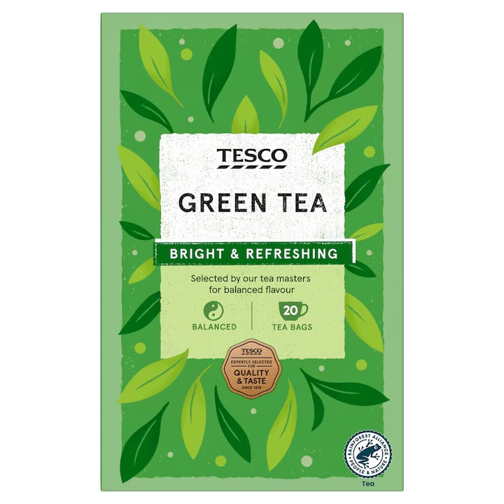 Tesco Green Tea 20 Pack 50g