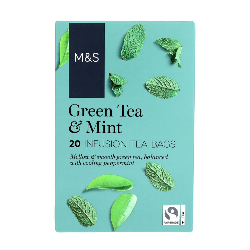 M&S Green Tea & Mint Teabags (20)