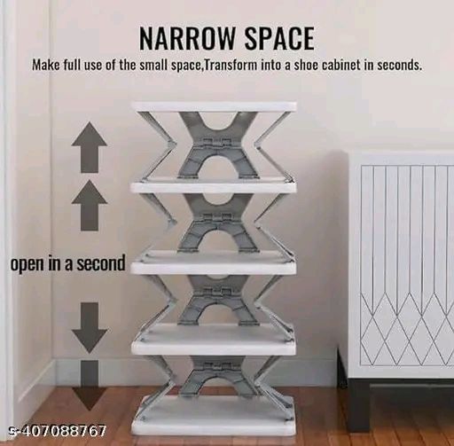 Shoe Rack Adjustable Slots