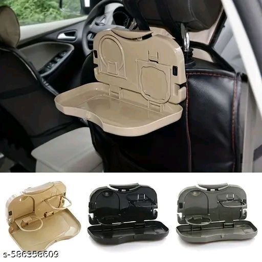 Car back seat food tray