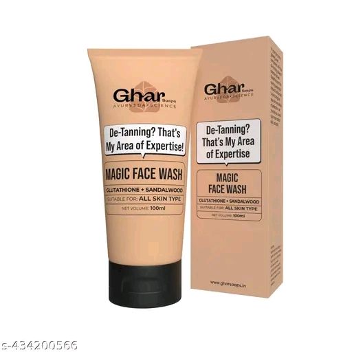 Ghar Soap Magic De-Tan Face wash
