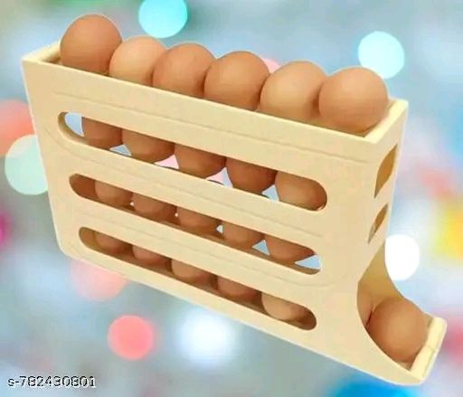 Plastic Automatic Roll-Down Egg Dispenser for Refrigerator