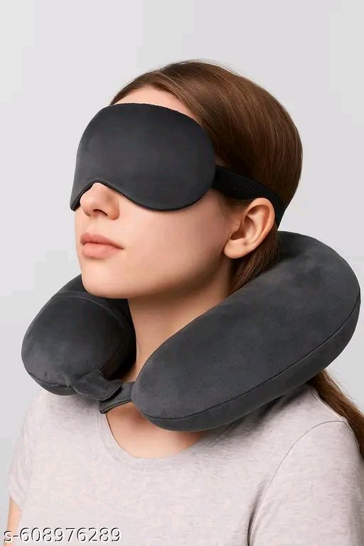 Travel Neck Pillow With Eye mask