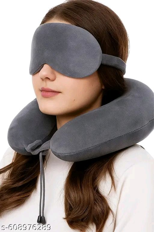Travel Neck Pillow With Eye mask