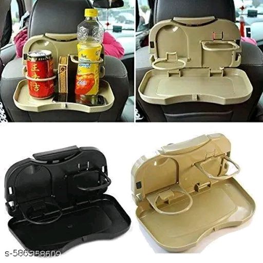 Car back seat food tray