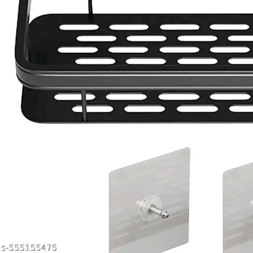 Bathroom Shelves No-Drill Corner Shelf Metal Shower Storage Rack