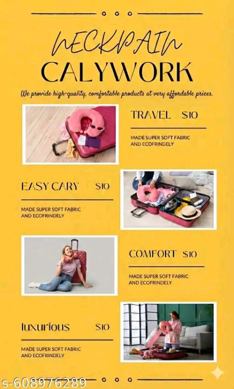 Travel Neck Pillow With Eye mask