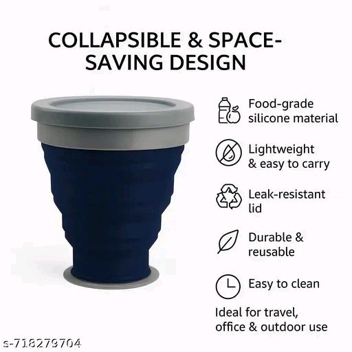 Collapsible Silicone Coffee Cup