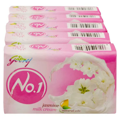 Godrej No.1 Jasmin Soap 4+1