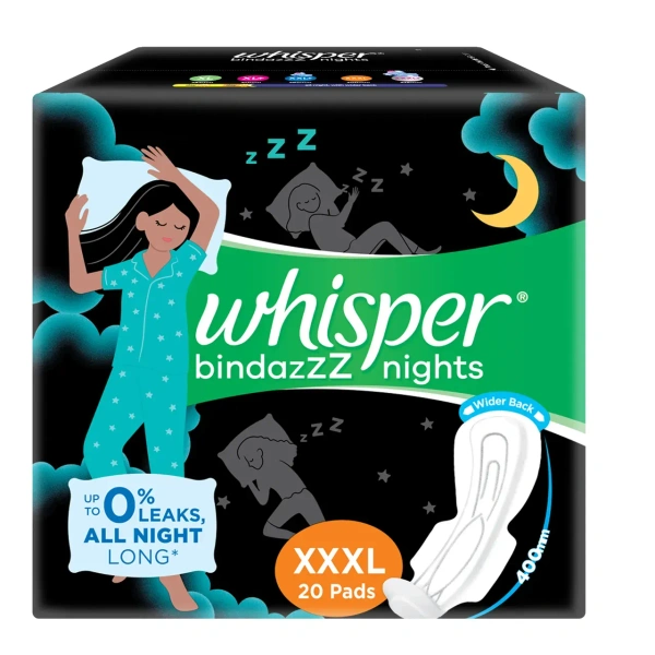 Whisper Bindazz ultra Nights XXXL 10pads
