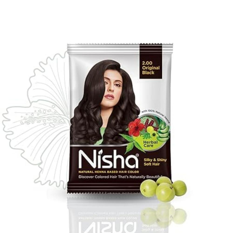 Nisha Natural Black Pouch 10gm
