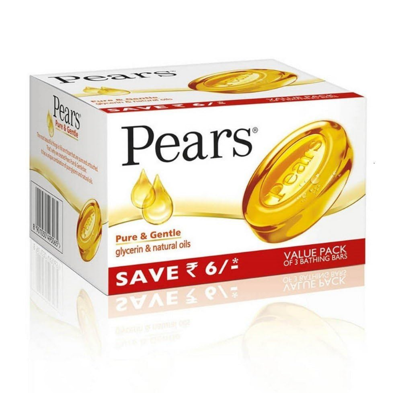 Pears Pure & Gentle Soap 3*125gm