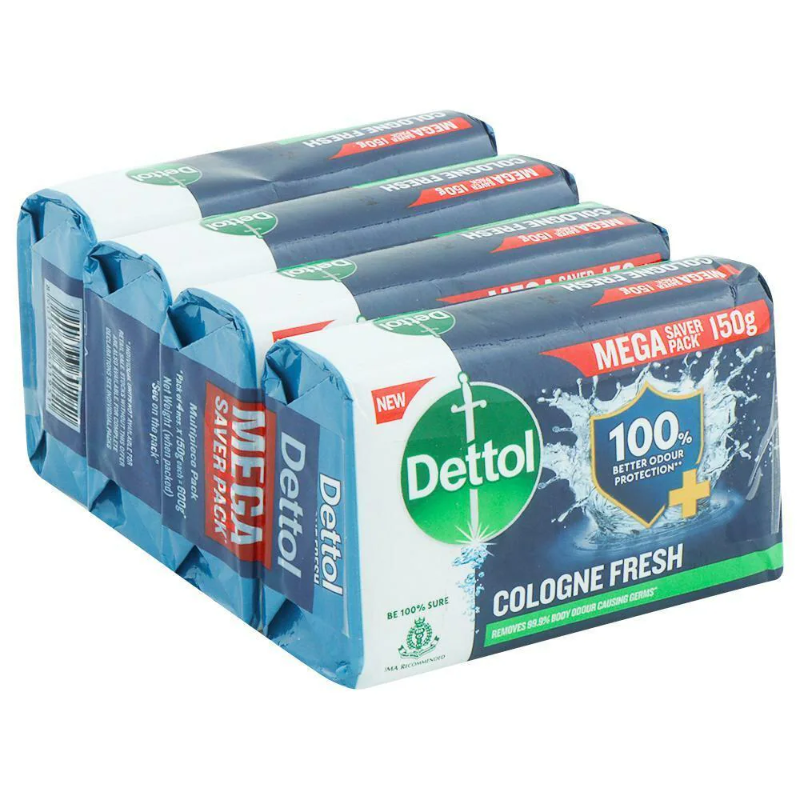 Dettol Cologne Soap 4 Set