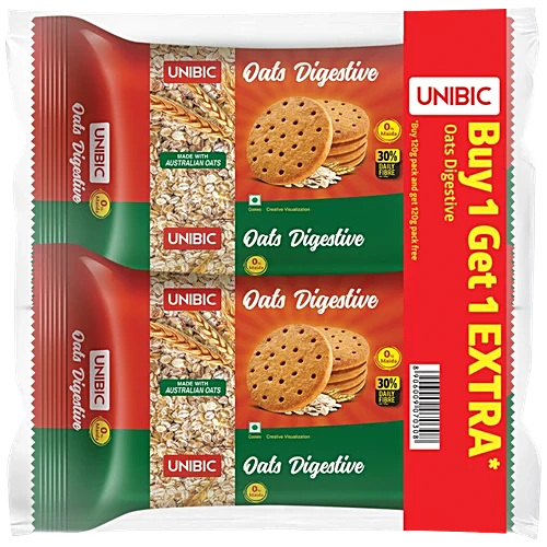Unibic OM Digestive Cookies 120g B1G1