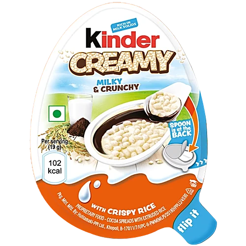 Kinder Creamy Milky&Crunchy 19Gm