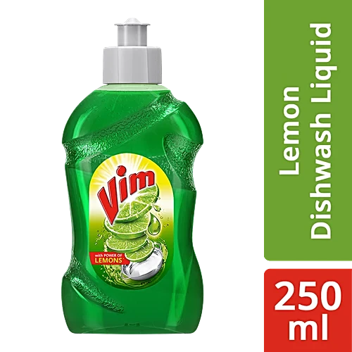 Vim Dishwash Lemon Liquid 250ml