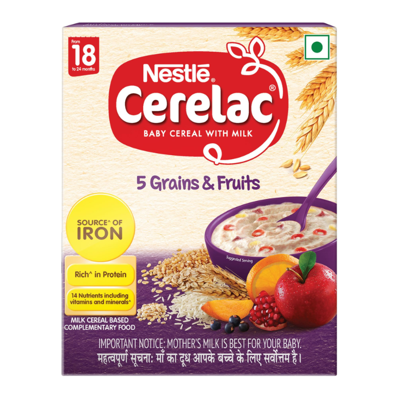 Cerelac 5grains & fruit 18+M 300gm