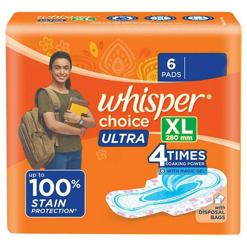 Whisper Choice ultra Xl 6Pads