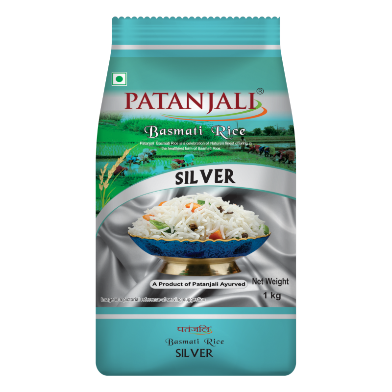 Patnjali Basmati Rice Silver 1kg