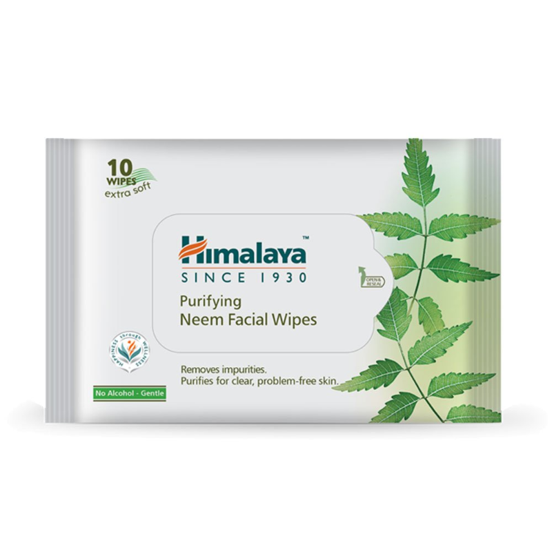 Himalaya Purifying Neem Facial Wipes 10N