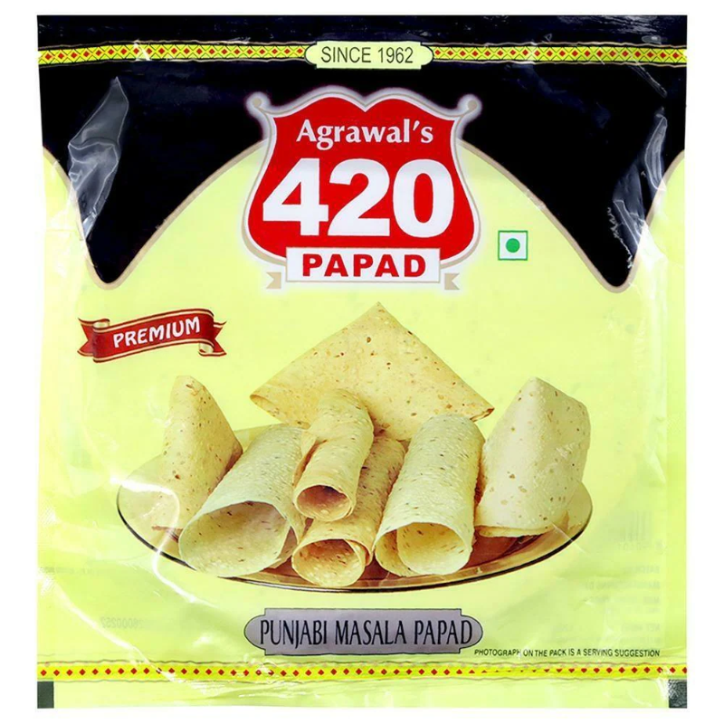 420 Punjabi masala Papad 200g