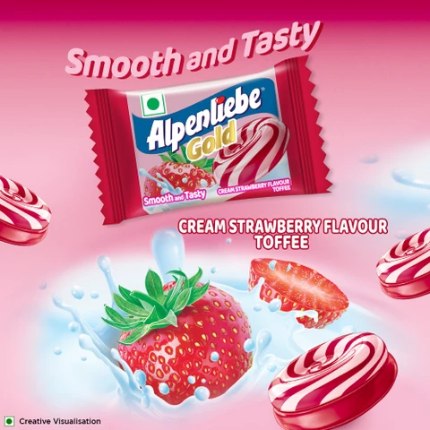 Alpenliebe Strawberry Toffee