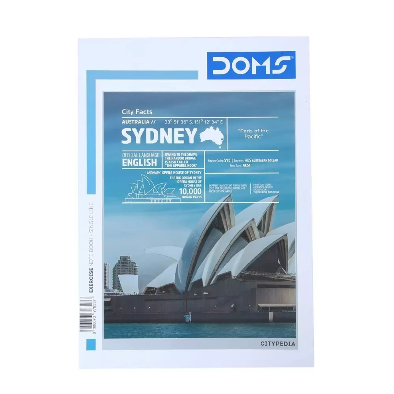 DOMS Double Line Notebook 172pages