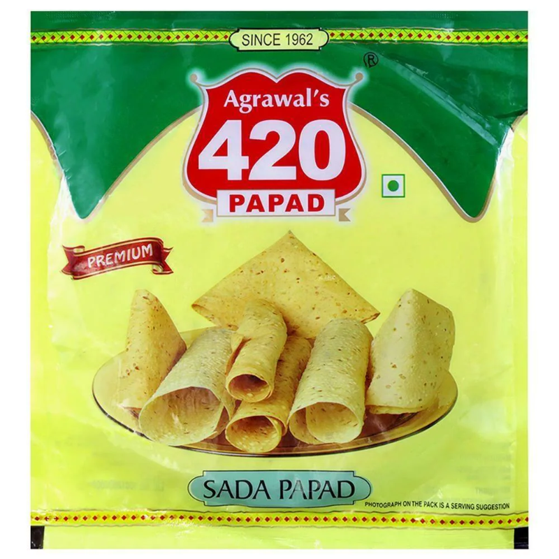 420 Mung Sada Papad 200g