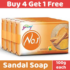 Godrej No.1 Sandle Soap 4+1
