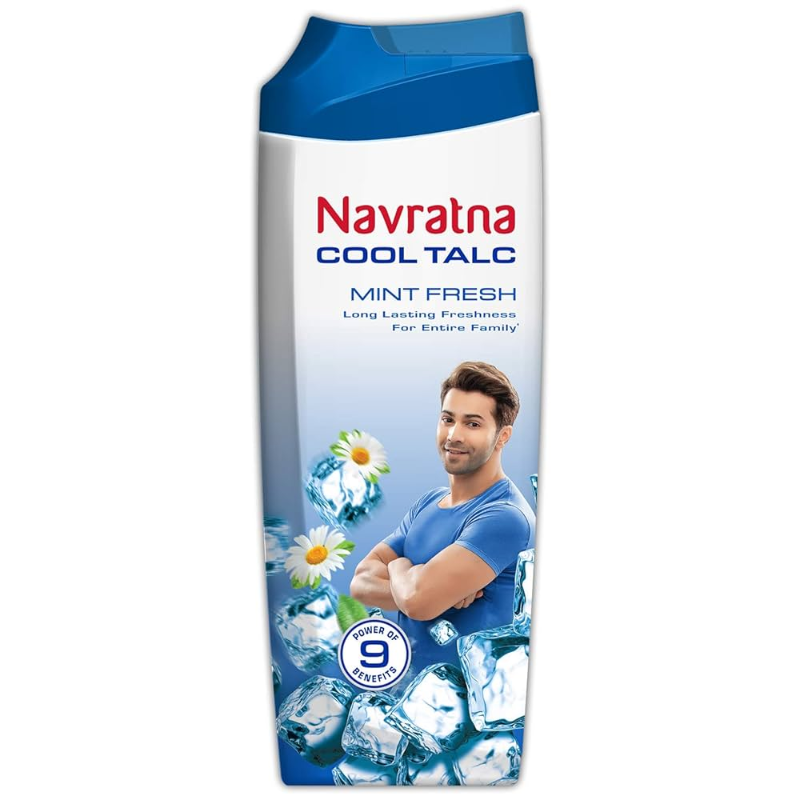 Navratna Mint Fresh Talc 100g