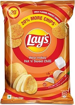 Lays Hot&Sweet Chilli 52gm