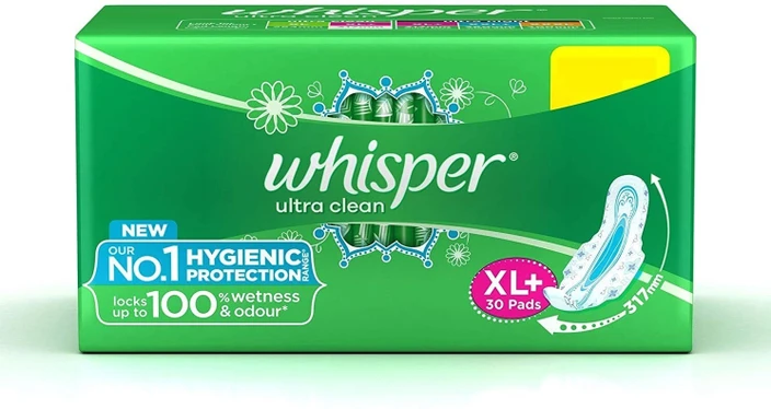 Whisper Ultra Clean XL 30 Pads